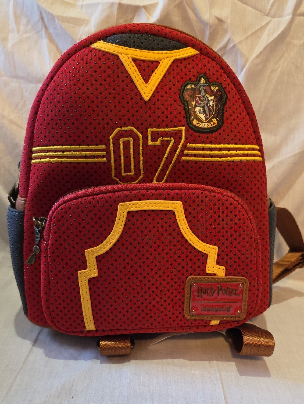 Loungefly Harry Potter Gryffindor Quidditch Mini Backpack